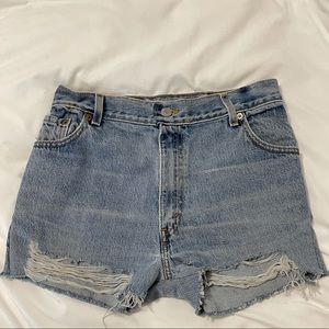 Vintage Levi 550 cutoffs